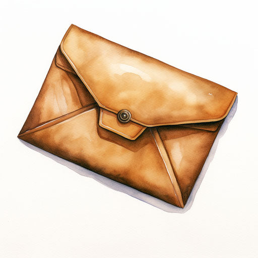 Envelope Clipart in Oil Painting Style: Vector & 4K