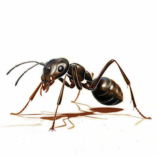 Ultra HD Ant Clipart in Chiaroscuro Art Style Style