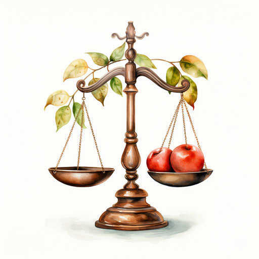 Balance Clipart in Oil Painting Style Graphics: High-Res 4K & Vector