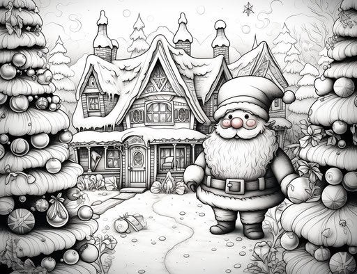 Child-Friendly Christmas Coloring Pages - Learn & Grow