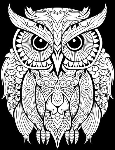 Discover Owl Coloring Pages - Creative Fun Awaits