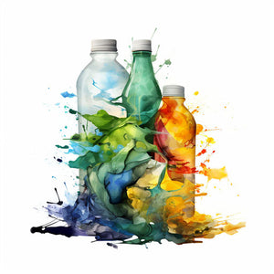 Recycling Clipart: 4K & Vector in Impressionistic Art Style
