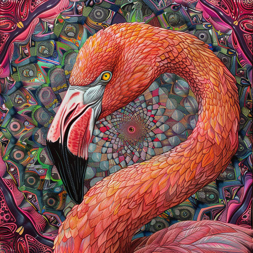 Flamingo Images: Capture Nature in Graphic Designs