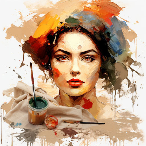 Art Clipart: Oil Painting Style, 4K & SVG