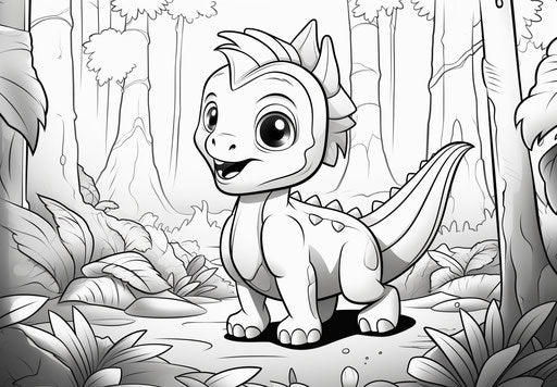 Enjoy Dinosaur Coloring Pages - Creative Leisure Time
