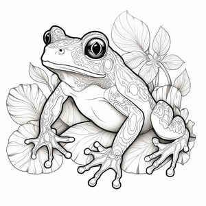 Explore Artistic Frog Coloring Pages - Get Inspired