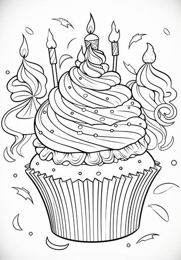 Child-Friendly Happy Birthday Coloring Pages - Creative Fun
