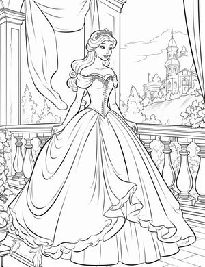 Brain-Boosting Princess Coloring Pages for Family
