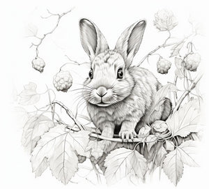 Dexterity & Fun: Bunny Coloring Pages for Kids