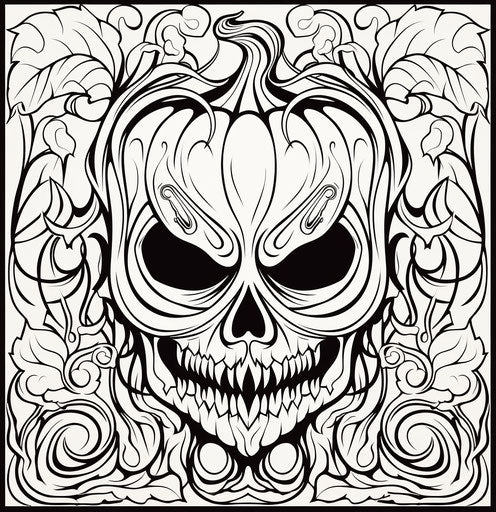 Play & Learn: Pumpkin Coloring Pages Birthday Party Adventure