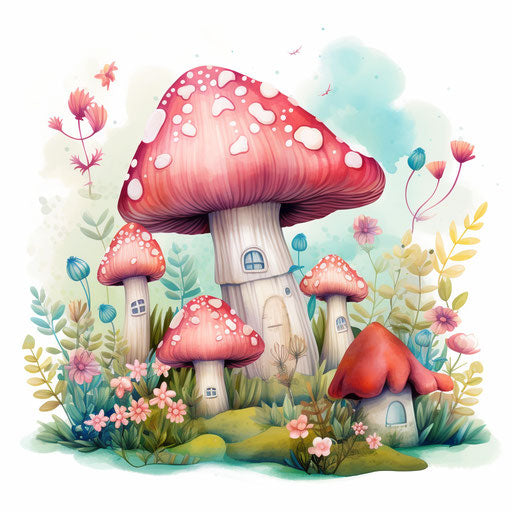 March Clipart in Pastel Colors Art Style: 4K Vector Clipart