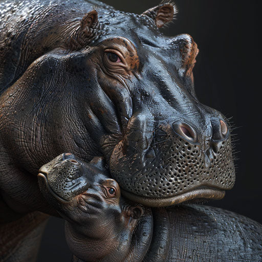 Hippo Pictures: Nature's Palette for Art & Design