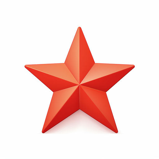 Star Png Clipart in Minimalist Art Style Artwork: 4K Vector & PNG