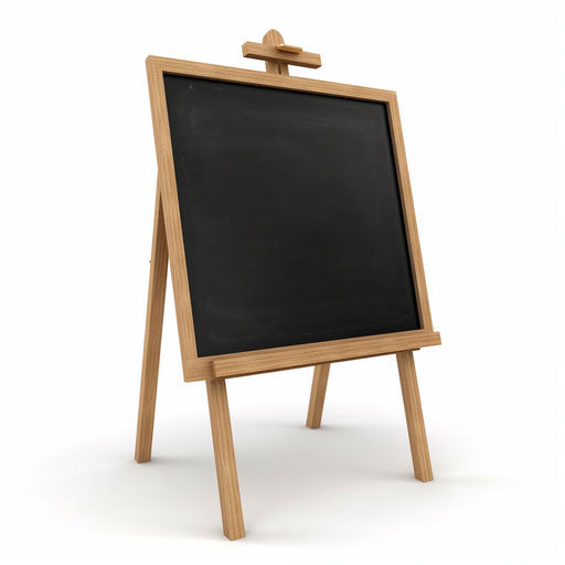 Blackboard Clipart in Minimalist Art Style Art: High-Res 4K & Vector