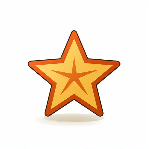Vector & 4K Star Clipart in Minimalist Art Style