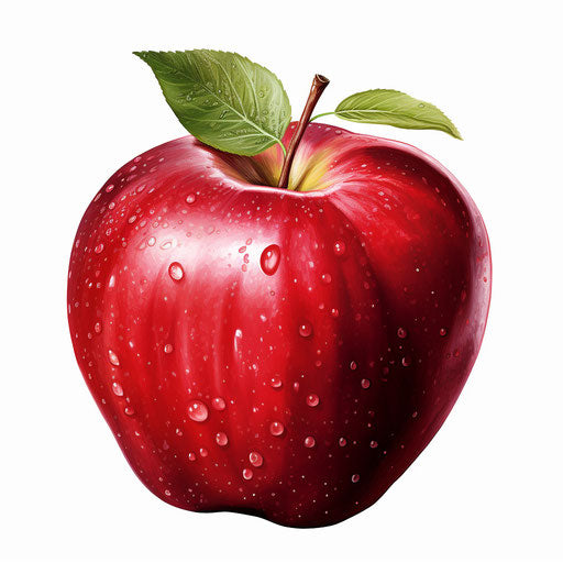 Apple Png Clipart in Chiaroscuro Art Style: HD Vector & 4K