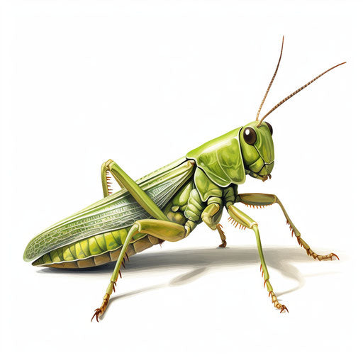 Grasshopper Clipart in Chiaroscuro Art Style: HD Vector & 4K