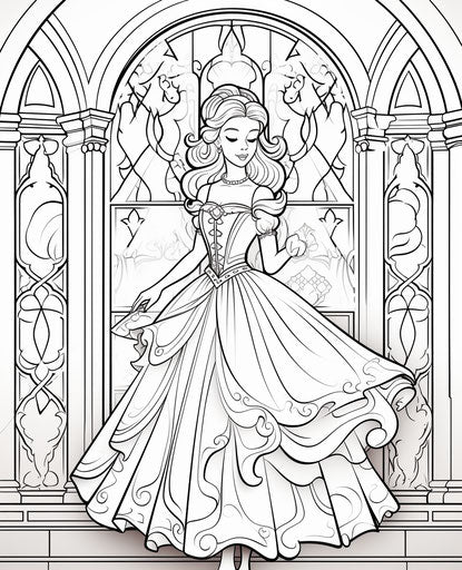 Indulge in Ballerina Coloring Pages - Creative Bliss