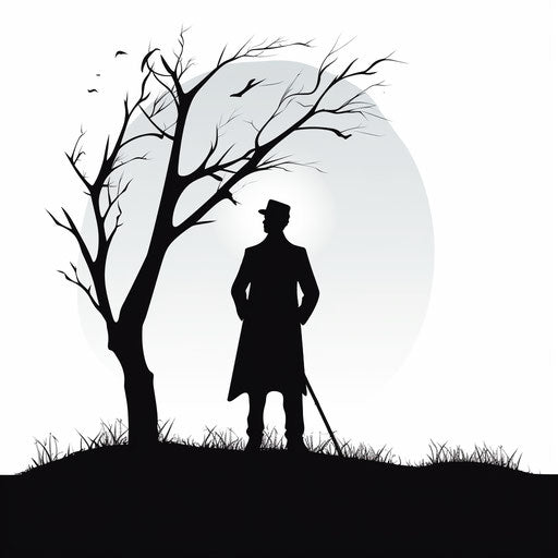 Top-Quality Silhouette Clipart: Minimalist Art Style, Vector, 4K