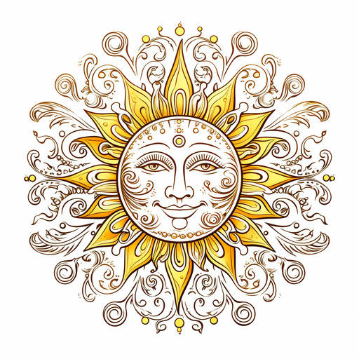 Sun Tattoo - Harness the Power of the Sun in Art