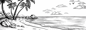 Exploring the Timeless Charm of Beach Coloring Pages – IMAGELLA