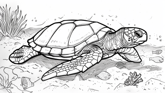 The Joy and Educational Value of Turtle Coloring Pages