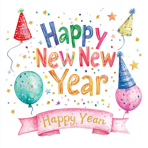 Festive Happy New Year Images Social Media Packs