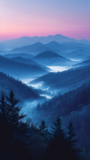 Mountains at Sunrise