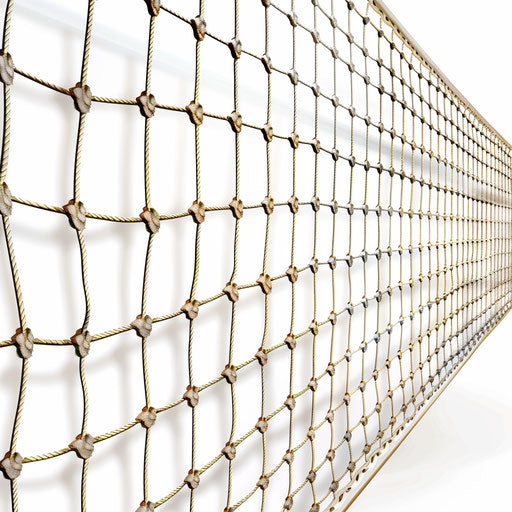 Realistic volleyball net clipart on flat white background