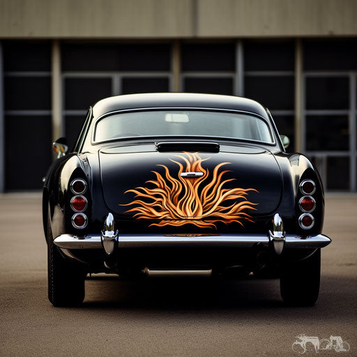 Flame decals aston martin db5