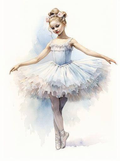 Girl coloring ballerina coloring pages