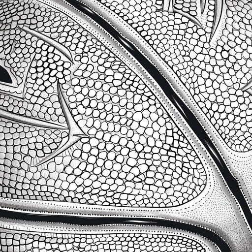 Close-up of a basketball with textured patterns. Coloring page