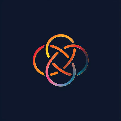 Sleek logo design symbolizing connectivity