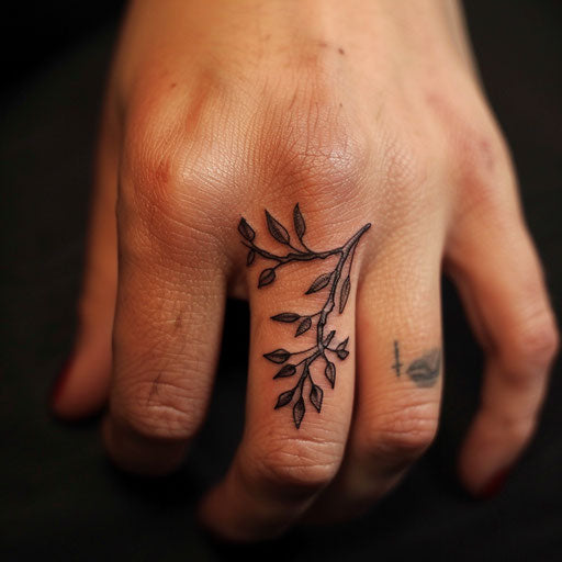Wedding ring tattoo