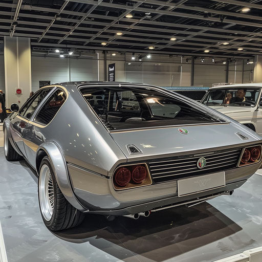 Alfa Romeo Alfasud with a retro-futuristic design