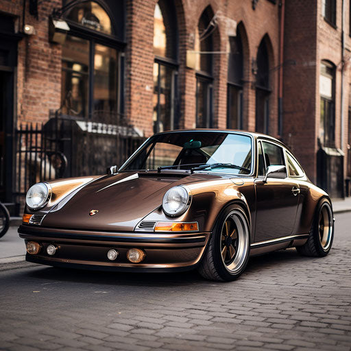 Classic Porsche 911 Carrera brown