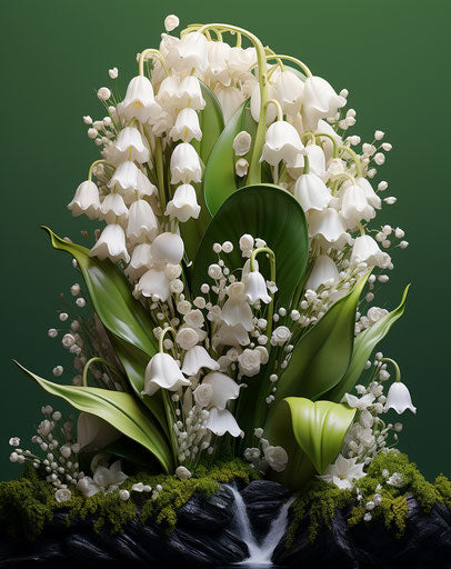 Lily of the Valley, iconic imagery, Victorian-inspired art
