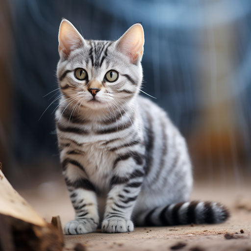 An American shorthair cat