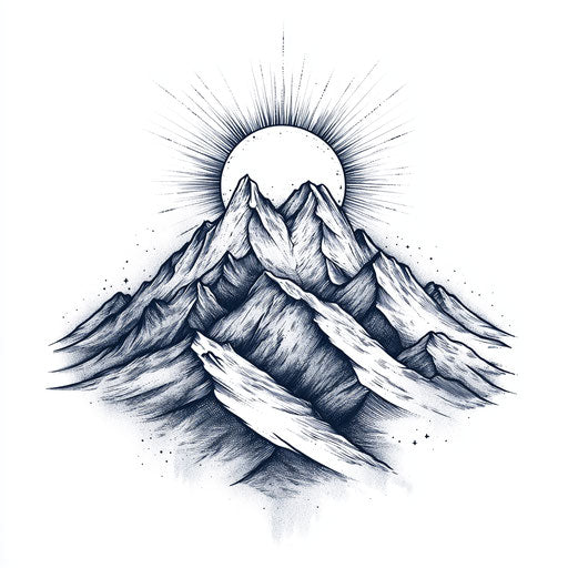 Beautiful clipart style flat tattoo sketch father tattoo