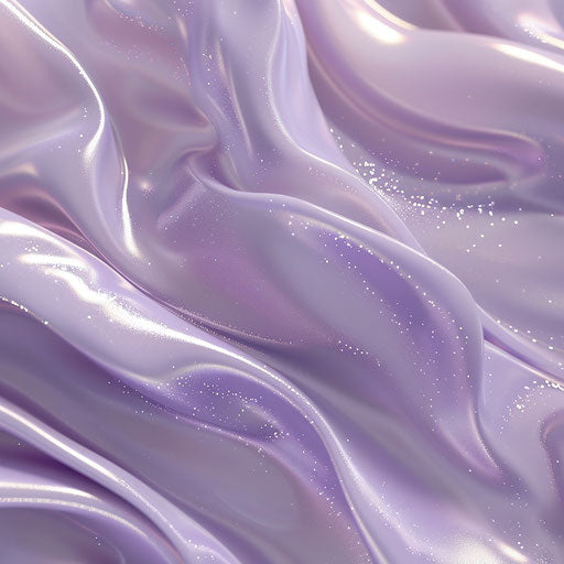 Clipart information on flat lavender background with gloss finish