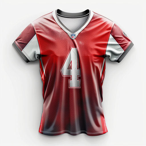 Realistic football jersey artwork on a flat white background