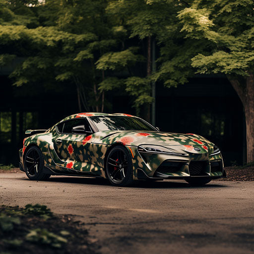 Classic camouflage toyota supra