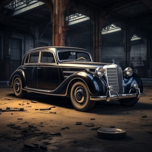 Vintage car Mercedes-Benz 320A