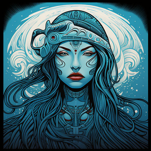 The sea witch art print