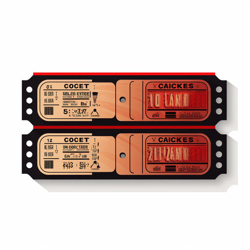 Movie ticket artwork in Chiaroscuro Art style