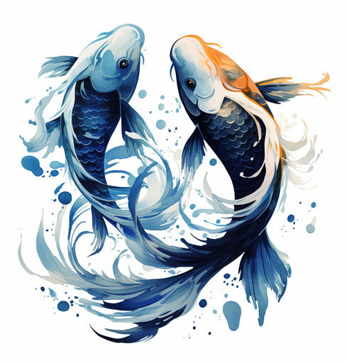 Koi Fish Tattoo Artistic Design