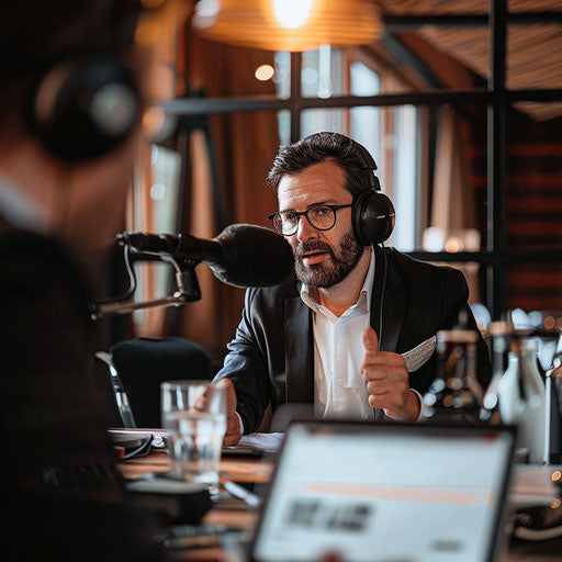 Journalist conducting interviews for a groundbreaking story