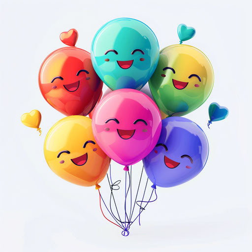 Realistic happy Monday clipart on flat white background