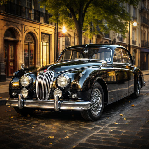 Luxury car from the Jaguar Mark IV