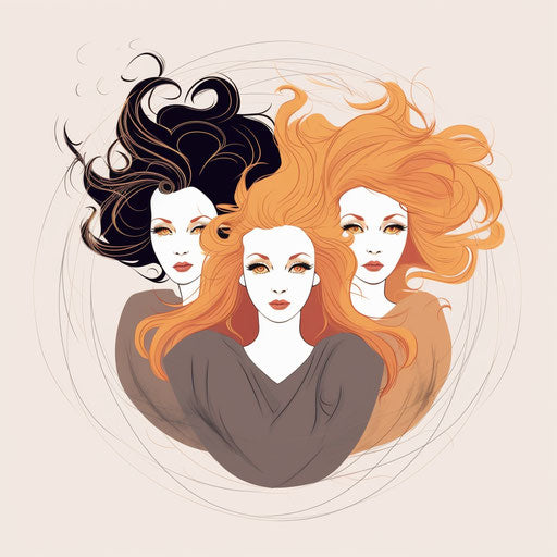 Hocus pocus clipart in Minimalist style, on white background